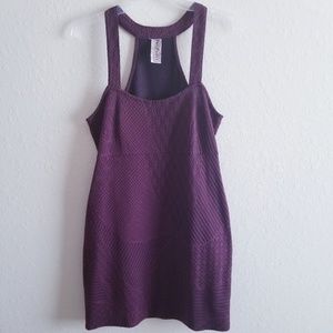 Free People Lace Stretch Knit Bodycon Racerback